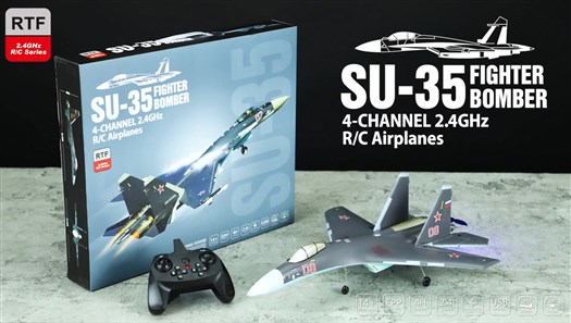 Su-35 2.4Ghz 4 Channels  Remote Control Aircraft 